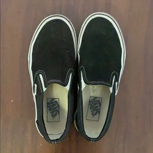 Black Vans Slip on Size 6.5